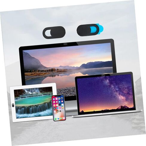 6Pcs Webcam Cover Plastic Anti-Peep Slider for Laptop and Desktop Pc in Kuwait