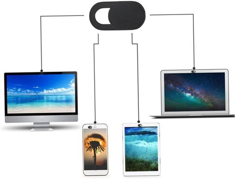 6Pcs Webcam Cover Plastic Anti-Peep Slider for Laptop and Desktop Pc in Kuwait