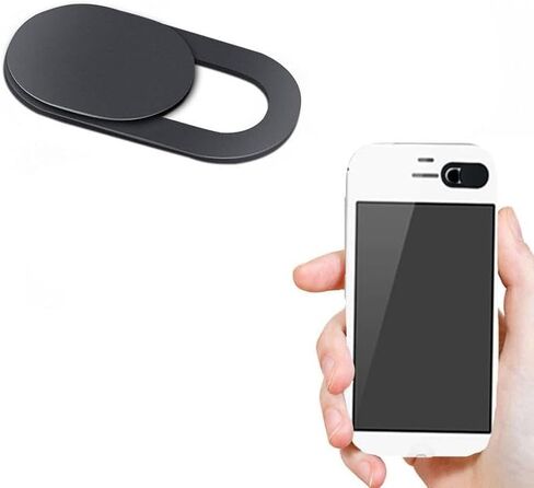 Privacy Camera Cover Security Blocker Compatible with Samsung Galaxy S25, Webcam Closure Black in Kuwait