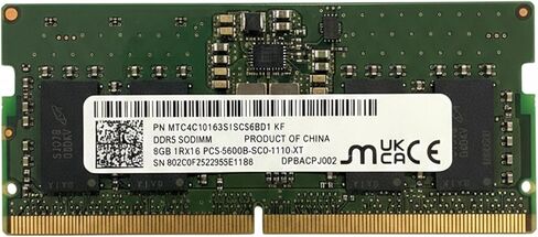 Replacement Micron 8GB DDR5 RAM 5600MHz MTC4C10163S1SC56BG1 BF, Laptop Memory in Kuwait