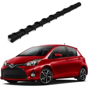Radio AM FM Antenna Mast Perfect Replacement Fits for Toyota Yaris 2006-2018, for Toyota Prius 2010-2017 - Replaces OEM # 86309-47020,86309-0D110, Black 7 Inch Radio Antenna Rod