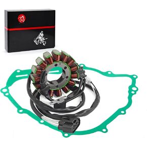 Magneto Stator and COVER Gasket for Yamaha Grizzly 700 YFM700FG 4x4 Fi 2007-2015 Grizzly 550 4x4 Fi 2009-2014 28P-81410-01-00