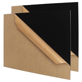 2PCS 11x14 Black Translucent Acrylic Sheets 1/8"(3mm) Black Translucent Plexiglass Sheets, Cast Acrylic Sheets Laser Cutting for DIY Craft Projects, Signs, Decoration(Black Translucent