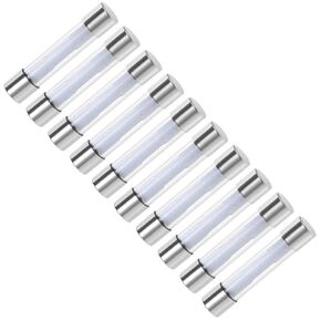 uxcell Fuses 35A DC 32V 6x32mm Stereo Audio Alarm Amplifier Glass 10pcs