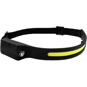 Grip XPE LED Headband Light - 220 Lumens - 5 Modes - 180 Degrees - Sensor Activated - Running, Camping, Mechanic