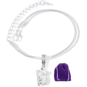 Koala Bear Bracelet | Koala Gifts for Girls and Boys Aged 13 and Up Koala Party Favors and Great Bracelet Animal Charms of the Kaola and Koala Gift BFF Gifts Girls Women Men and Boys will Love