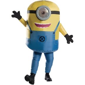 Rubie's Men's Minions Inflatable Minion Stuart Costume, Yellow, Standard