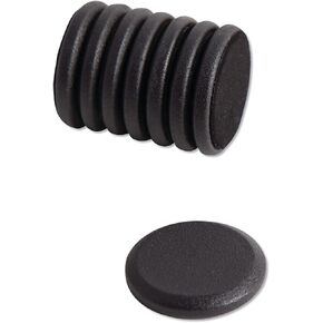 U Brands High Energy Metal Magnets, Office Supplies, Black, 8 Count