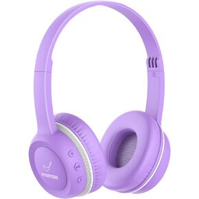 Kids Bluetooth Headphones, 22H Playtime, Bluetooth 5.0 & Built-in Mic, Adjustable Headband, Kids Headphones for School Home iPad Tablet Airplane