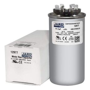 Motor Dual Run Capacitor Round 35 + 3 uf MFD 440 Volt VAC 12977