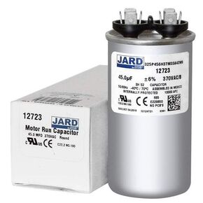 Motor Run Capacitor Round 45 uf MFD 370 Volt VAC 12723