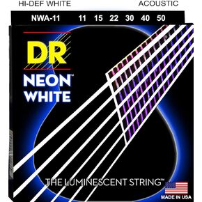 DR Strings HI-DEF NEON Acoustic Guitar Strings (NWA-11)