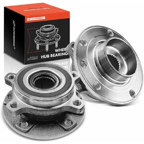 A-Premium 2 x Front Wheel Bearing and Hub Assembly Compatible with Jeep KL Series - Cherokee 2014-2022, Without Off Road Suspension