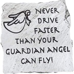 Cathedral Art (Abbey & CA Gift Slate Visor Clip, Never Drive Faster, One Size, Multicolor