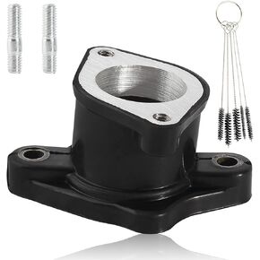 27mm Intake Manifold for CG 125cc 150cc 200cc 250cc Vertical Engine ATV Go Kart Quad Trail Pit Dirt Bike Dune Buggy Off Road 4 Wheeler Roketa Sunl Jetmoto KP Mini BMS JCL
