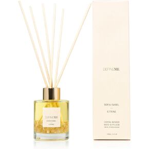 Floret Scent, Rose Quartz Crystal Infused Reed Diffuser, 3.4 FL OZ