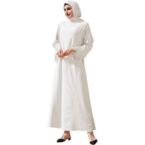 FYMNSI Abayas for Women Muslim Dress With Hijab 2PCS Maxi Robe Abaya Kaftan Dresses Eid Prayer Clothes Islamic Dubai Outfit