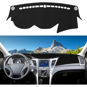 Rilsen Dashboard Cover Mat Custom Fit for Honda CRV CR-V 2023 2024 (Without HUD) Dash Cover Nonslip Dash Mat Protector Sunshade No Glare Black