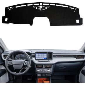 Donpida Dash Cover Mat Custom Interior Center Console Compatible with Ford Maverick 2022 2023 Dashboard Cover Pad Carpet Protector