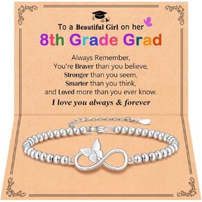 UPROMI هدايا التخرج للصف الخامس/الثامن للفتيات فئة 2024 هدايا التخرج سوار الفراشة in Kuwait