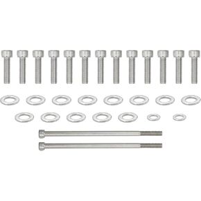 QGHAUC Oil Pan Bolts Stainless Steel Kit Compatible For LS1 LSX LS2 LS3 LS6 LS7 4.8 5.3 6.0 6.2L SET
