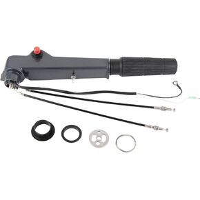 Acouto محرك خارجي محرك التوجيه الحارث الذراع سبائك الألومنيوم مقبض لياماها السفينة محرك خارجي 15HP 18HP، الحارث التصيد المحرك تمديد مقبض عدة الملحقات in Kuwait