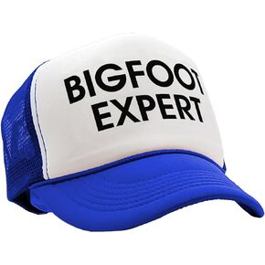The Goozler - Bigfoot Expert - Sasquatch Squatchin Hunter - Vintage Retro Style Trucker Cap Hat