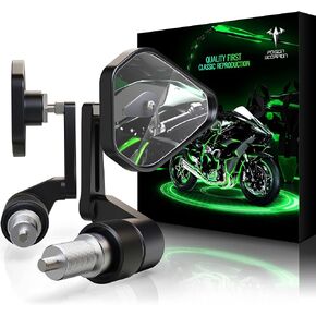 مرايا جانبية للدراجة النارية | السم العقرب المقود مرآة الرؤية الخلفية للطي الجانب الأسود متوافق مع FZ1 FZ6 FZ6R FZ07 FZ09 FZ10 MT07 MT09 MT10 TMAX500 XC155 XJ6 XSR700 XSR900 YP400 YZF600R in Kuwait