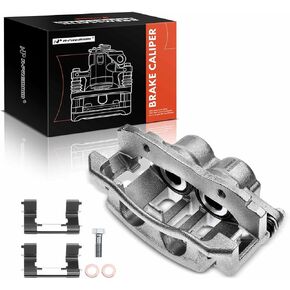 A-Premium Disc Brake Caliper Assembly with Bracket Compatible with Select Ford, Lincoln and Mercury Models - Crown Victoria/Town Car/Grand Marquis 2003-2011, Marauder 2003-2004, 4.6L - Front Driver