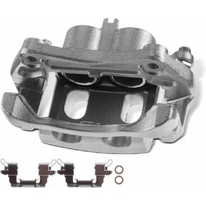 A-Premium Disc Brake Caliper Assembly with Bracket Compatible with Select Infiniti and Nissan Models - Murano 2015-2018, Pathfinder 2013-2018, JX35 2013, QX60 - Front Left Driver Side