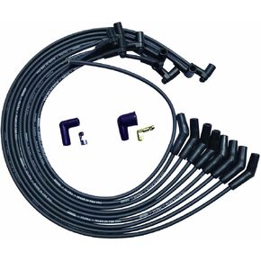 Moroso 51045 Ultra Series Black Spark Plug Wires, Big Block Chevy, Under Header Routing, 135 Degree Plug Ends, HEI Distributor