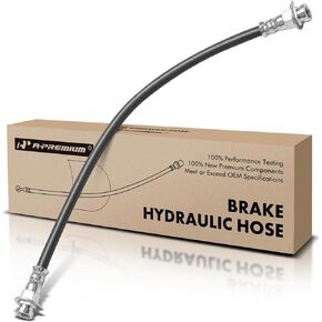 A-Premium Rear Driver or Passenger Brake Hydraulic Hose Compatible with Select Chevy, Oldsmobile and Pontiac Models - Venture 1997-2005, Silhouette 1997-2004, Montana 1999-2005, Trans Sport 1997-1999