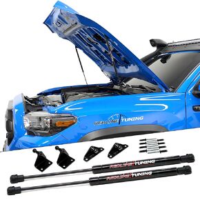 Redline Tuning 21-27016-02 Hood QuickLIFT Plus System MAX Lift Edition (7" Higher) Compatible with Toyota Tacoma 2016-2023 (All Black Components)