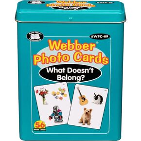 Webber “What Doesn't Belong?" Photo Card Deck - Super Duper Educational Learning Toy for Kids