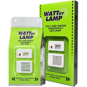 Emergency Light Salt Water Lamp, No Battery Required Portable Lantern for Hiking,Camping Essentials Survival Gear Outdoor Lamp for Power Outages Outdoor Activities Night Fishing Camping