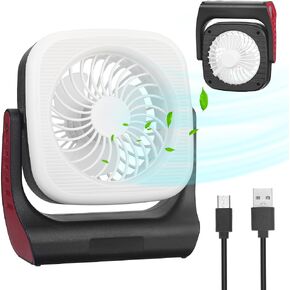 فانوس تخييم محمول قابل لإعادة الشحن مع مروحة سقف، مروحة خيمة تعمل ببطارية USB مع ضوء LED وبنك طاقة لطوارئ الأعاصير، سيارة RV SUV للتخييم، وصيد الأسماك، ومعدات التخييم التي يجب اقتناؤها in Kuwait