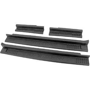 Rough Country Front and Rear Entry Guards for 2007-2018 Jeep Wrangler JK - 10567 Black