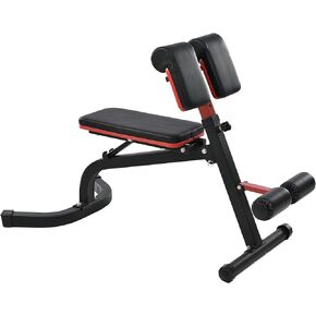 Hipicute Roman Chair With Adjustable Height,Multi-Function Bench, Back Extension Bench, Ab Chair for Whole-Body Training, Adjustable Ab Sit Up Bench, Incline Decline Bench, Flat Bench, Hyperextension Bench, Back Extension Machine