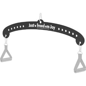 JFJ Home Gym Fitness Spreader Bar, Multi-Grip Wide LAT Pull Down Bar, LAT Pulldown Attachments Long Bar for Cable Pulley System Machine in Kuwait