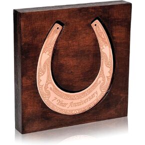 Copper Horseshoe - 7 Year Anniversary | Copper Gifts For 7th Anniversary | 7th wedding anniversary | Copper Gifts For Her | Copper Anniversary (7 Year)