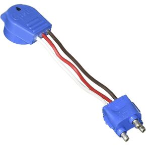 Grote 66831 Adapter Plug (Male Pin to 90° Female Pin Termination) , Blue