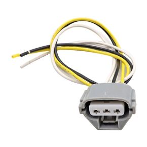 PriPrilod 3-Wire Front Turn Signal Wiring Connector Plug with Pigtails Wire Harness 3 pin Compatible with Toyota Tacoma Tundra 2001 2012 2013 2014 2015 2016 2017 90075-60060 9007560060