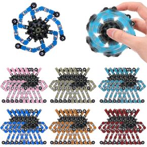 Transformable Fidget Spinners Bulk Robot Sensory Fidget Toys Stress Relief Spinner DIY Deformation Mechanical Gyro Toys Easter Party Favors for ADHD Autism Kids Adults(72 Pcs)