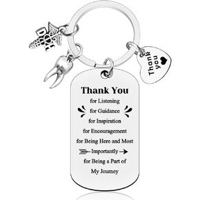 Vadaka Dentist Gift Dental Gift for Dentist Keychain Thank You Gift for Dentist Assistant Jewelry Dental Doctor Appreciation Keychain Dentist Graduation Retirement Gift Christmas Birthday Gift