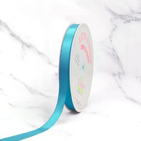Creative Ideas PSF0508-316 Solid Satin Ribbon, Turquoise, 5/8" x 100 yd