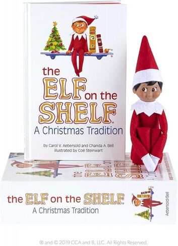 Elf On The Shelf Scout Boy (Brown Eyed Boy) with Karate Kicks Set Bundle in Saudi Arabia
