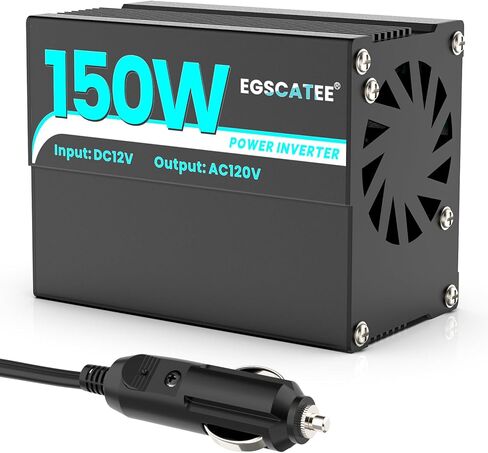 1000W Pure Sine Wave Inverter - 12V DC to 110V/120V AC Car Power Converter with 2 AC Outlets, USB Port, Type-C Port, LCD Display Power Inverter for Car, Truck, Home, Vehicles, Laptop in Saudi Arabia