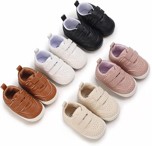 Baby Shoes Boys Girls Sneaker Breathable Infant Shoes Non-Slip First Walking Shoes Rubber Sole Baby Sneakers in Saudi Arabia