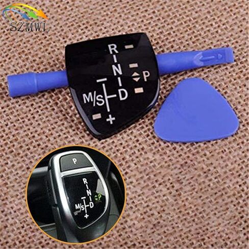 ملصق لوحة مقبض ناقل الحركة LHD لنماذج BMW X1 X3 X5 X6 F01 F10 F30 F35 F18 GT 1 3 5 6 7 (نوع طويل) (طويل) in Saudi Arabia