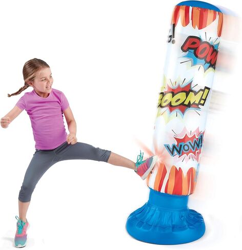 Stats Inflatable Boxing Bag, Multicolor, AD19836 in Saudi Arabia